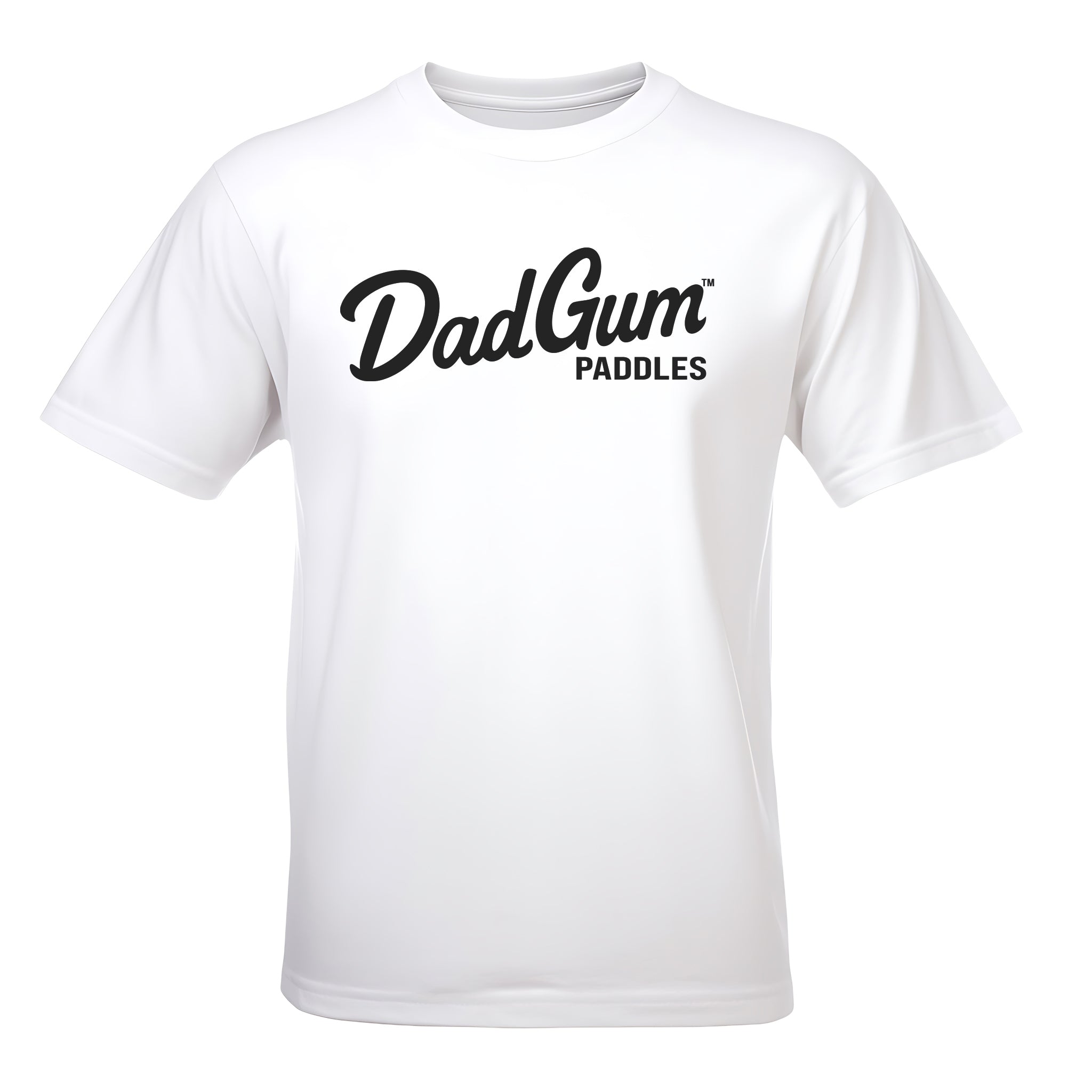 DadGum® White Script Tee