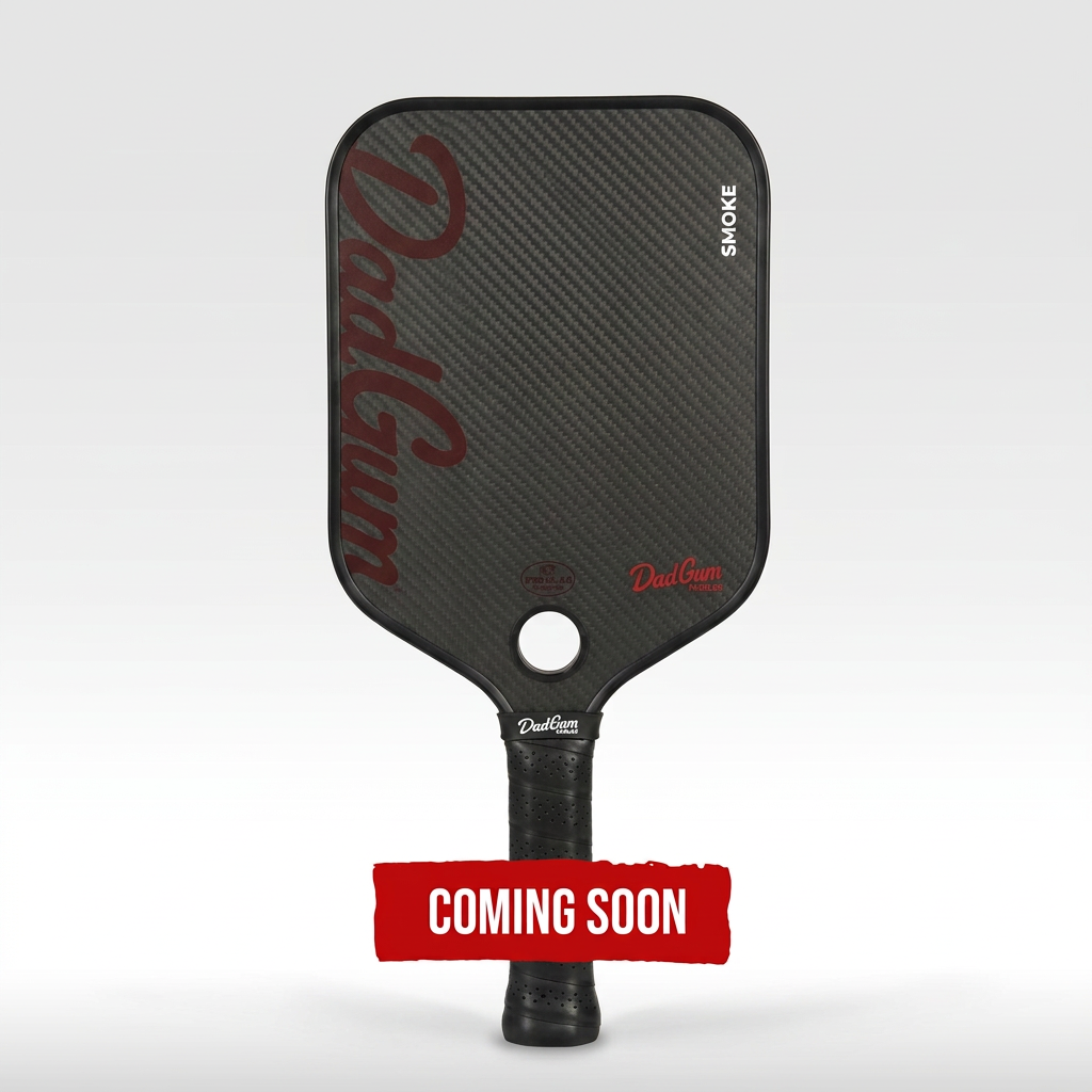 DadGum Smoke paddle with red Coming Soon banner
